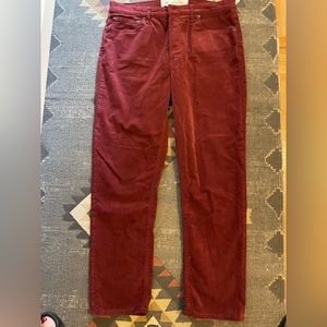 GAP -  size 31 /12R Slim high rise corduroy jeans